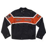 Harley-Davidson Racing Motorcycle Jacket, Orange, Black, Kids 4T