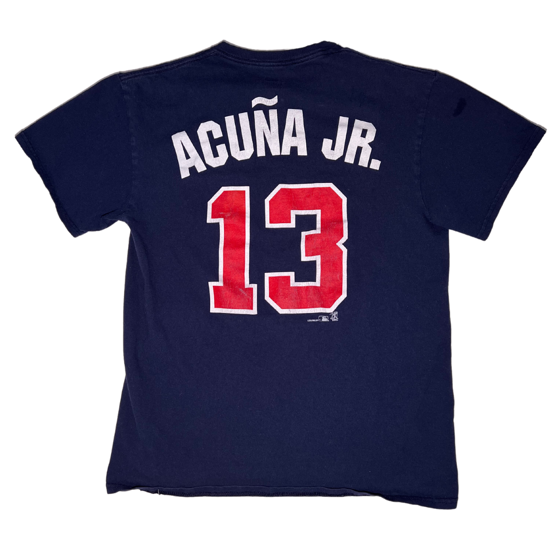 Atlanta Braves, #13 Acuna Jr, Blue T-shirt, Adult M – Treehoggers