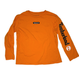 Timberland, Orange Long Sleeve T-shirt, Youth XL
