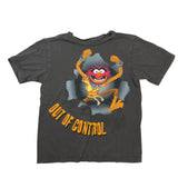 Sesame Street, Animal, Out Of Control, Grey T-Shirt, Kids 5T