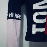Tommy Hilfiger Logo Color Block Hoodie, Youth XS