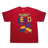 LEGO, Why Grow Up, Red T-Shirt, Youth M