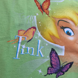 Tinker Bell, Disney, Green T-shirt, Youth XS