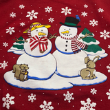 Mr and Mrs Snowman, Red Sweatshirt, Kids 5T