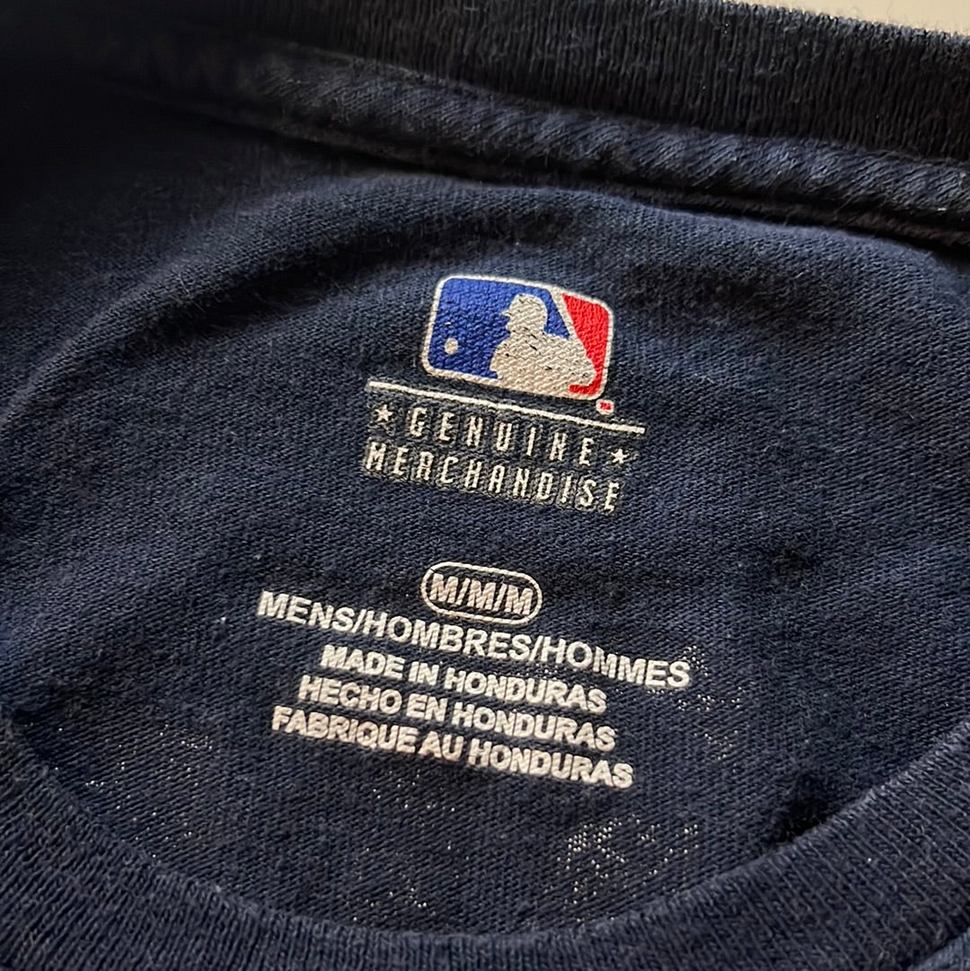 Men's Pleasures Blue Atlanta Braves Repurpose T-Shirt
