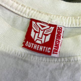Transformers, Optimus Prime, White T-shirt, Size 5T