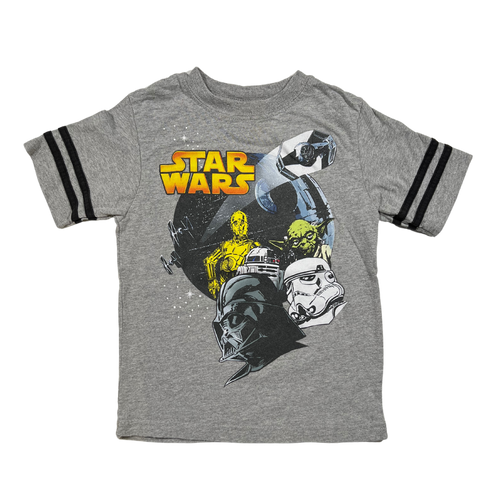 Start Wars, Galaxy, Grey T-Shirt, Kids 4T