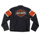Harley-Davidson Racing Motorcycle Jacket, Orange, Black, Kids 4T