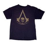 Assassin's Creed, IV, Black Flag, Black T-shirt, Youth M