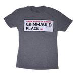 Harry Potter, Grimmauld Place Street Sign, Grey T-shirt, Adult Small