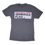 Harry Potter, Grimmauld Place Street Sign, Grey T-shirt, Adult Small