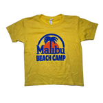 Malibu Beach Camp, Yellow T-shirt, Size Youth XS