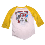 Original Grateful Dead Tour Shirt, 1979, Yellow T-shirt, Mens Small