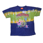 Nickelodeon, SpongeBob SquarePants, Blue and Green Tie Dye T-shirt, Youth S