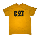 CAT, Built For It, Yellow T-shirt, Adult M