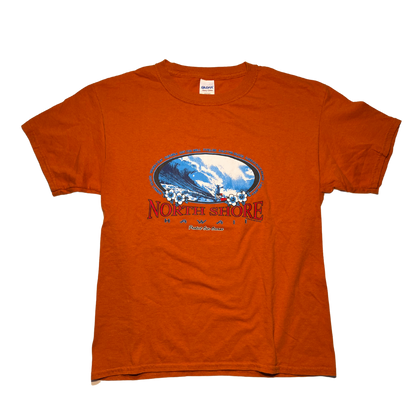 North Shore Hawaii, Orange T-shirt, Youth L