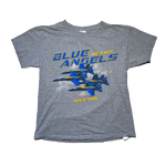 Blue Angels, US Navy,  Grey T-shirt, Youth XS