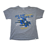 Blue Angels, US Navy,  Grey T-shirt, Youth XS