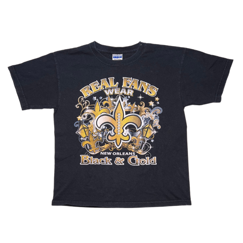 New Orleans, Saints, Black T-shirt, Youth S