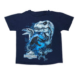 Jurassic World, 3 Dinosaurs, Blue T-Shirt, Kids 5T