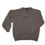 BUM Equipment logo, Grey Sweatshirt, Youth XS