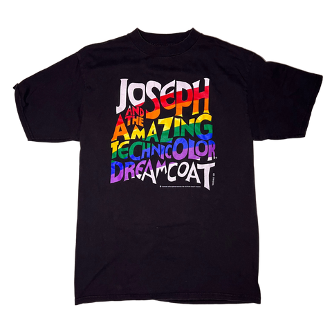 Joseph and the Amazing Technicolor Dreamcoat, 1991,  Black T-shirt, Large