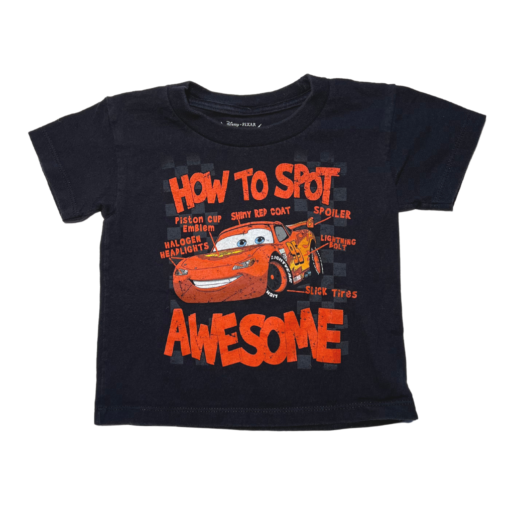 CARS Disney Pixar Black T shirt Size Kids 2T Treehoggers