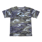 Jurassic World, T-Rex, Universal Studios, Blue Camo T-shirt, Size Kids 5T