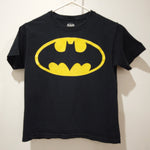 Batman Logo, Black T-Shirt, Youth XS