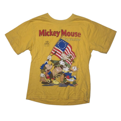 Disney, Mickey Mouse Magazine, Yellow T-shirt, Youth S