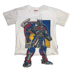 Transformers, Optimus Prime, White T-shirt, Size 5T