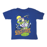 Disney, Toy Story, Buzz Lightyear Space Cadet, Blue T-shirt, Size Kids 1T