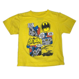 Batman, Comics, Yellow T-shirt, Kid Size 2T