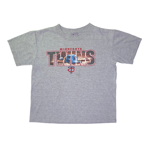 Minnesota Twins, Grey T-shirt, Youth S