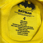 Batman, Comics, Yellow T-shirt, Kid Size 2T